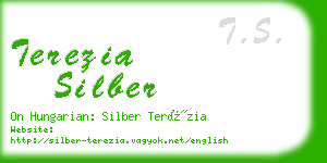 terezia silber business card